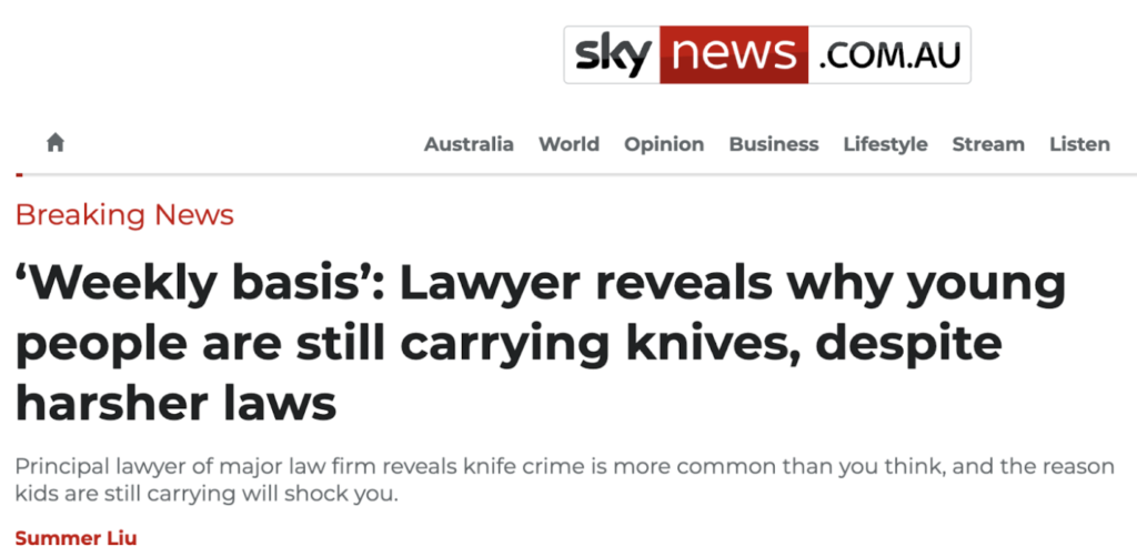 Screenshot from article
